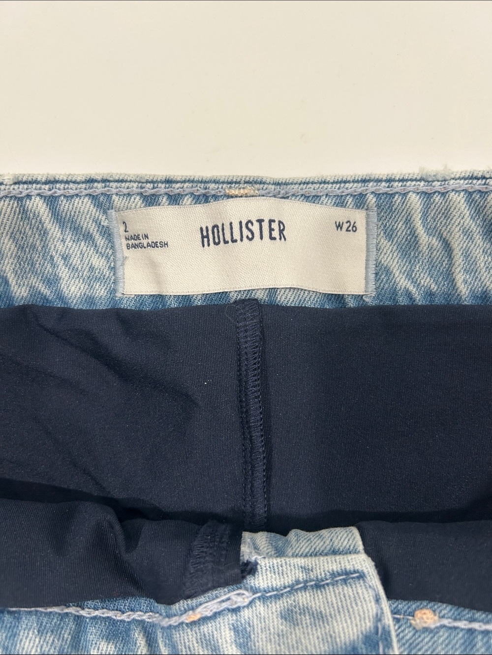 Hollister Light Denim A-Line Mini Skirt - Pale Blue - Picture 3 of 4